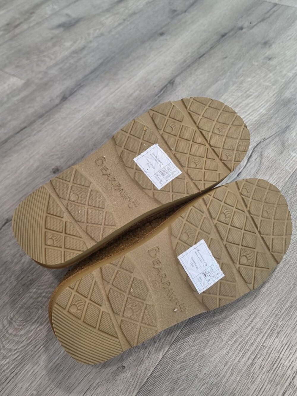 Bearpaw Women's Snuggle Martis Slippers Sz 10 WIDE Brown Faux Shearling Slip-On - Picture 5 of 10